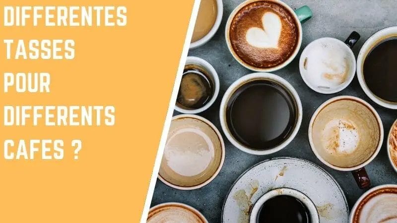 Quelles sont les différentes tasses à café ? Latté, Cappuccino, Expresso, ... 1