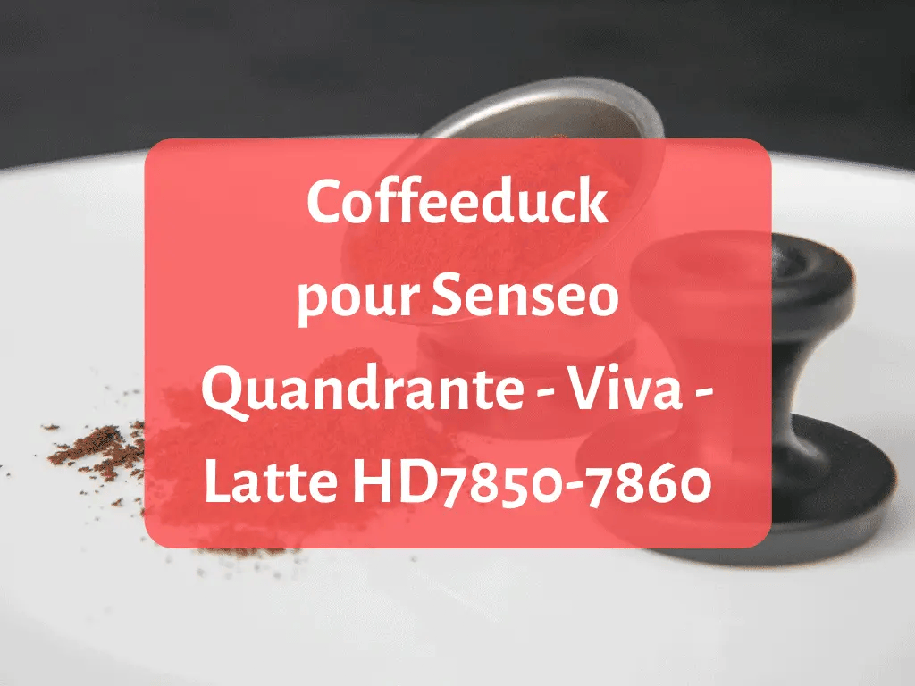 Coffeeduck - porte dosettes pour senseo quandrante - viva - latte